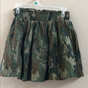 Camo skirt